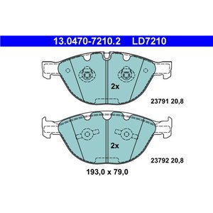 13.0470-7210.2 Jarrupalasarja, levyjarru ATE - Top1autovaruosad