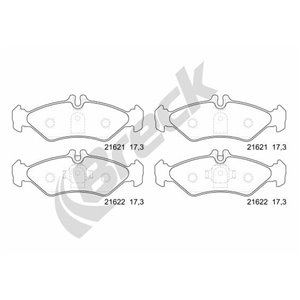 21621 00 705 10 BRECK Piduriklotside komplekt, ketaspidur     