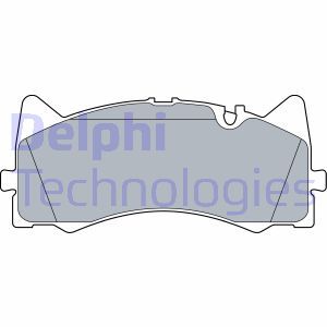 LP3527 Комплект тормозных колодок, дисковый тормоз DELPHI - Top1autovaruosad