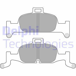 LP3239 Brake Pad Set, disc brake DELPHI - Top1autovaruosad