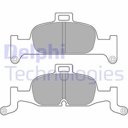 LP3239 Brake Pad Set, disc brake DELPHI