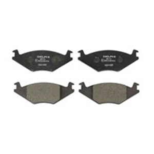 LP505 Brake Pad Set, disc brake DELPHI - Top1autovaruosad