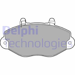 LP1418 Комплект тормозных колодок, дисковый тормоз DELPHI - Top1autovaruosad