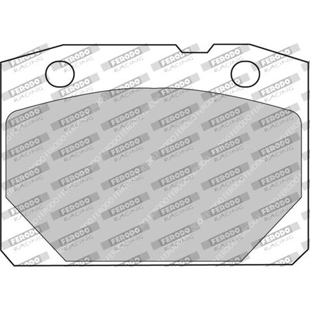 FDS96 Bromsbeläggssats, skivbroms FERODO RACING
