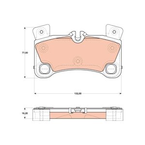 GDB1775 Brake Pad Set, disc brake TRW - Top1autovaruosad