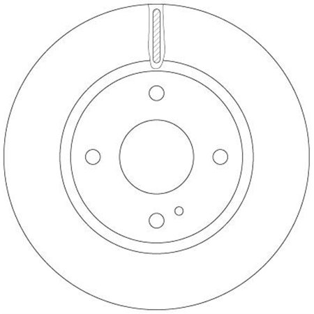 DF6399 Brake Disc TRW