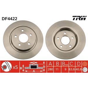 DF4422 Jarrulevy TRW - Top1autovaruosad