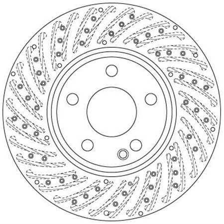 DF6262S Brake Disc TRW