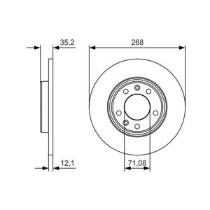 0 986 479 C24  Piduriketas BOSCH 