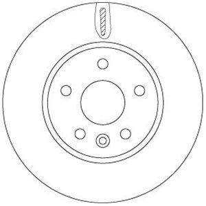 DF6819 Brake Disc TRW - Top1autovaruosad