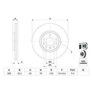 0 986 479 113 Brake Disc BOSCH - Top1autovaruosad