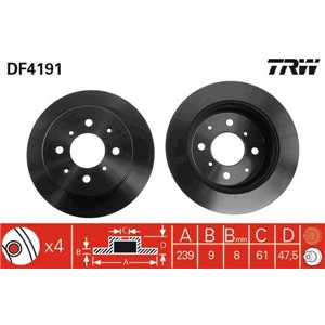 DF4191  Piduriketas TRW 