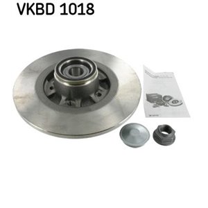 VKBD 1018  Brake disc with bearing SKF 