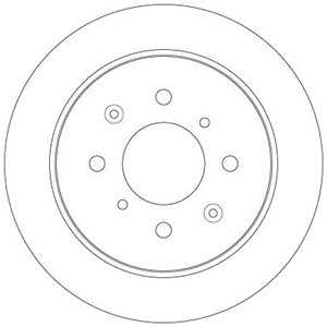 DF6378 Brake Disc TRW - Top1autovaruosad