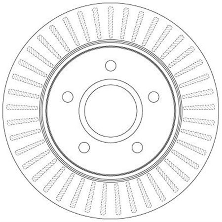 DF6253S  Brake disc TRW 