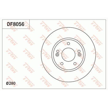 DF8056 Jarrulevy TRW