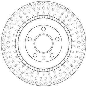 DF6175S Тормозной диск TRW     