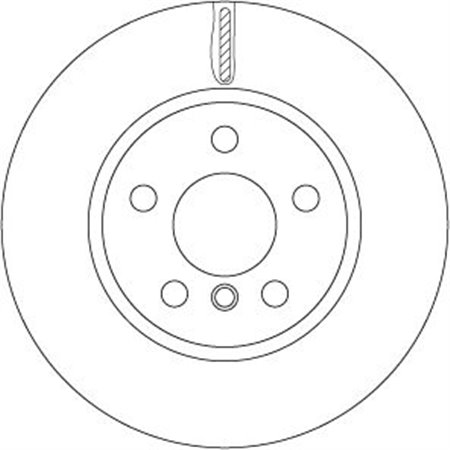 DF6757 Brake Disc TRW