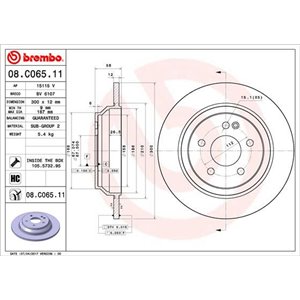 08.C065.11  Piduriketas BREMBO 