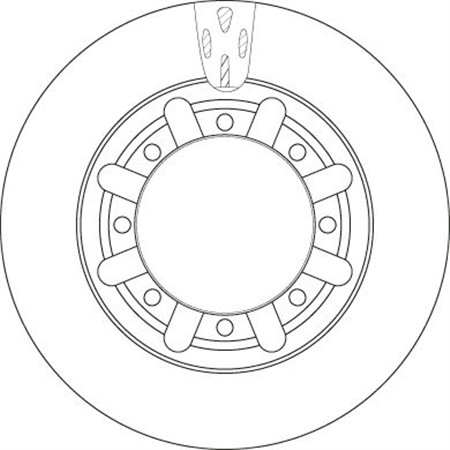 DF6335S Brake Disc TRW