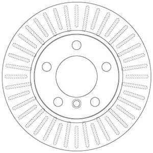 DF6255 Bromsskiva TRW - Top1autovaruosad