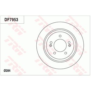 DF7953 Тормозной диск TRW     