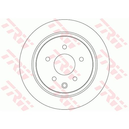 DF7369  Brake disc TRW 