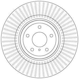 DF6498S Brake Disc TRW - Top1autovaruosad