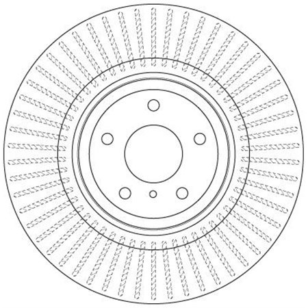 DF6498S Brake Disc TRW