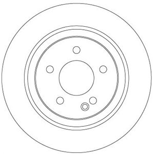 DF6788S Brake Disc TRW - Top1autovaruosad