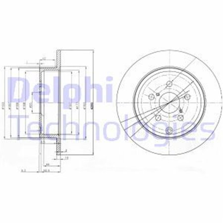 BG3912 Bromsskiva DELPHI