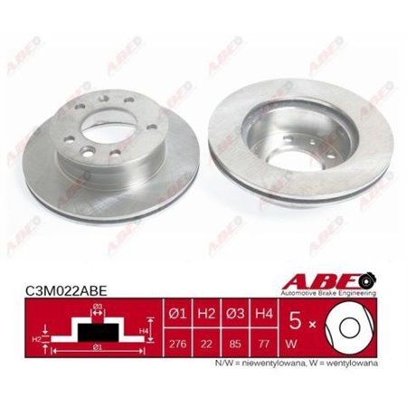C3M022ABE Brake Disc ABE