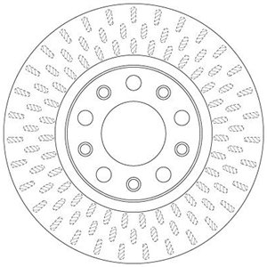 DF6450  Brake disc TRW 