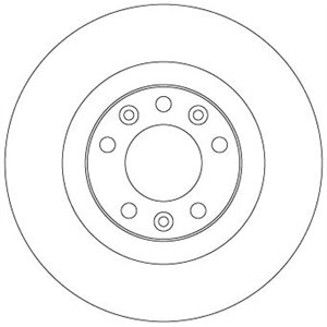 DF6667 Bromsskiva TRW - Top1autovaruosad