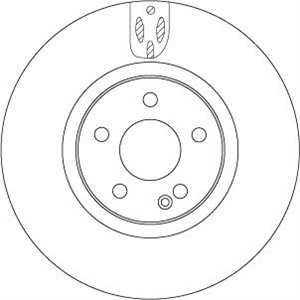 DF6744S Brake Disc TRW - Top1autovaruosad