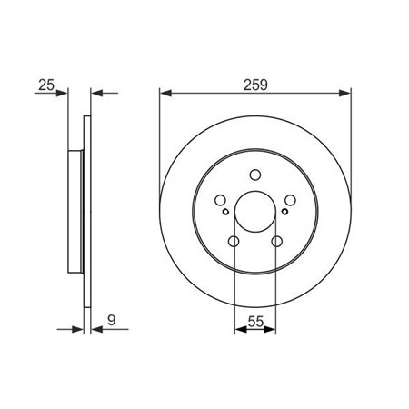 0 986 479 721 Brake Disc BOSCH