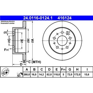 24 0116-0124 1 Тормозной диск ATE      - Top1autovaruosad