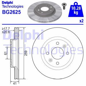 BG2625  Piduriketas DELPHI 