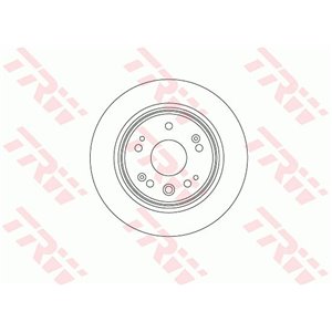 DF8083 Brake Disc TRW - Top1autovaruosad