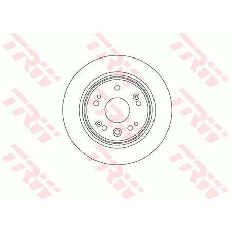 DF8083 Brake Disc TRW