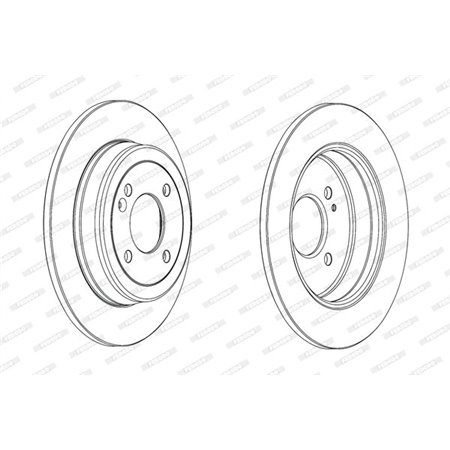 DDF2090C Brake Disc FERODO