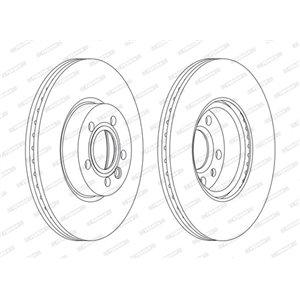 DDF1160C Тормозной диск FERODO - Top1autovaruosad