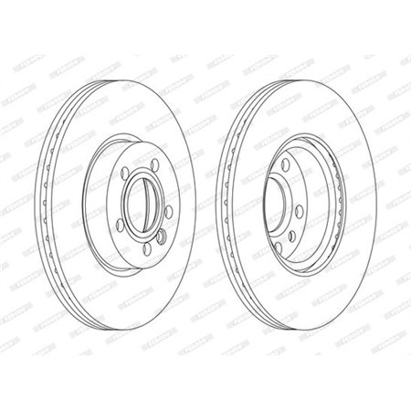 DDF1160C Brake Disc FERODO