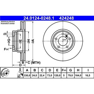 24.0124-0248.1 Тормозной диск ATE - Top1autovaruosad