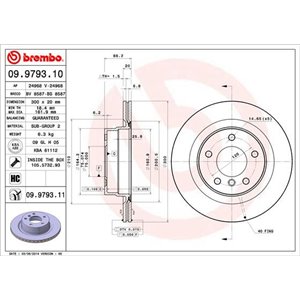 09.9793.11  Piduriketas BREMBO 