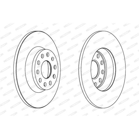 DDF1306C Piduriketas FERODO