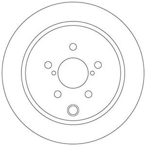 DF6503 Brake Disc TRW - Top1autovaruosad