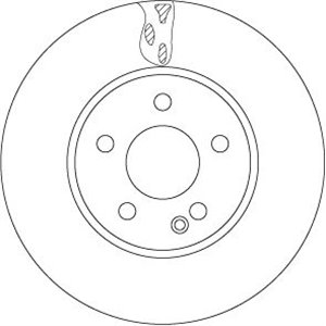 DF6745S Brake Disc TRW - Top1autovaruosad