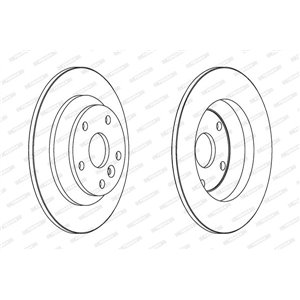 DDF1616C Тормозной диск FERODO     