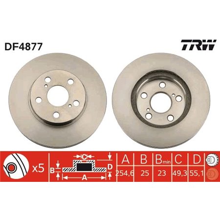 DF4877 Piduriketas TRW